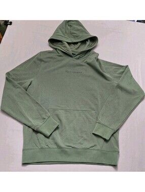 Psycho Bunny NWT Nora Classic French Terry Stitch Wordmark Green Hoodie Mens S
